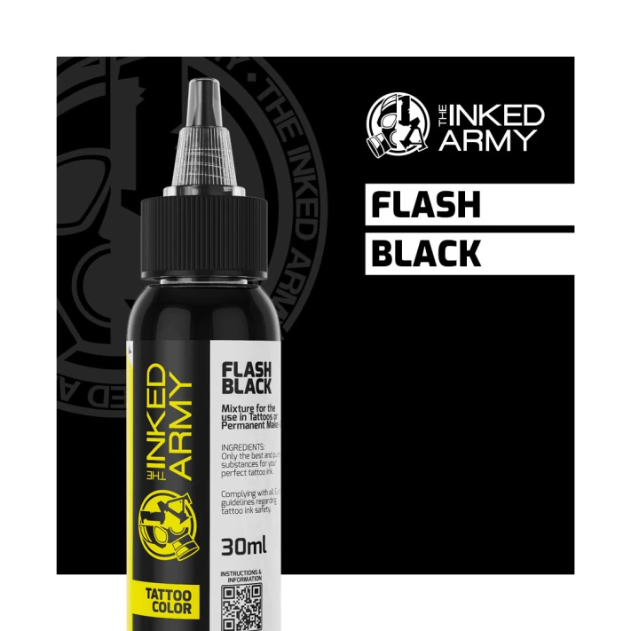 THE INKED ARMY Tattoo Color Flash Black ( 30 ml )